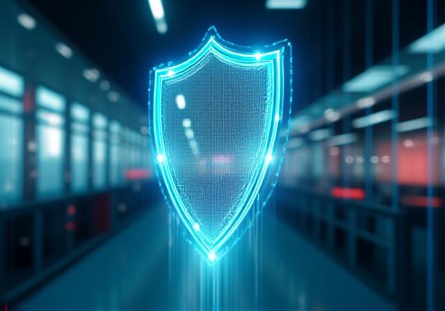 Data protection and digital security concept