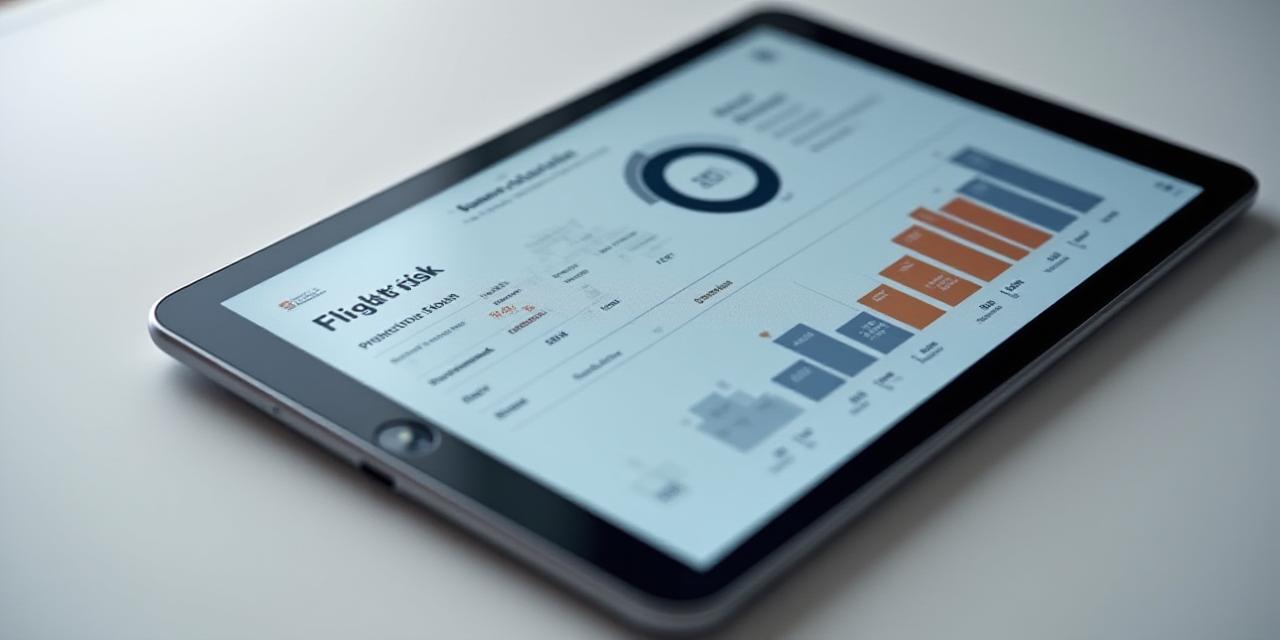 Detailed UI of flight risk analysis module